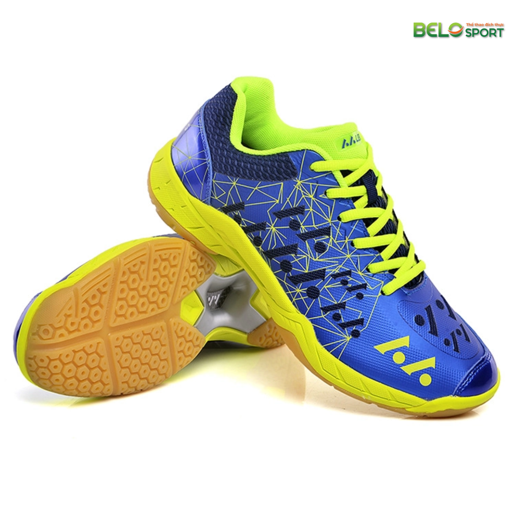 Giày Bóng Chuyền, Cầu Lông, Pickleball Lefus L06 Màu Xanh