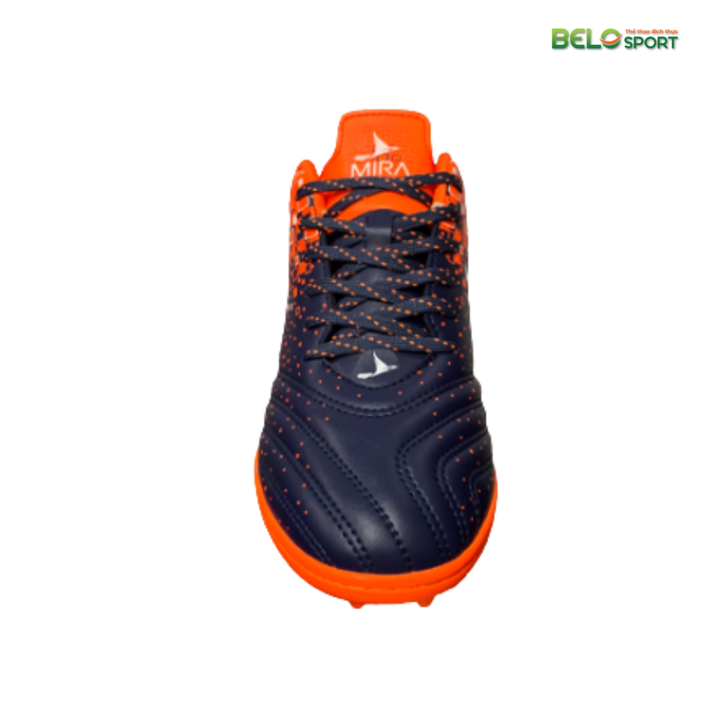 Giày Bóng Đá Mira Flexi Màu Navy Cam