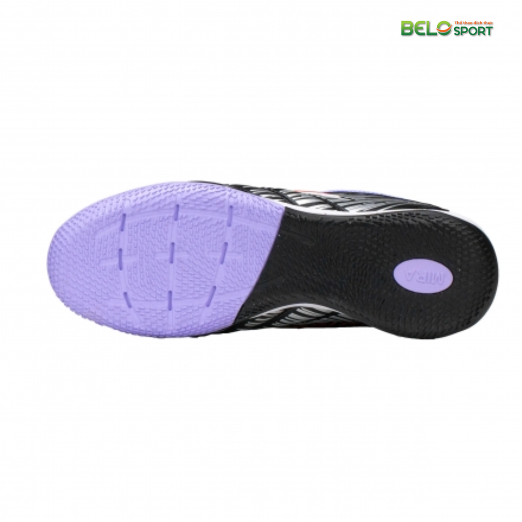 Giày Bóng Đá Mira Samba IC Màu Đen