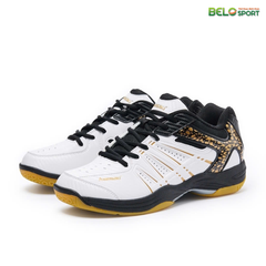 Giày Cầu Lông, Bóng Chuyền, Pickleball Kawasaki 065 Màu Trắng Đen