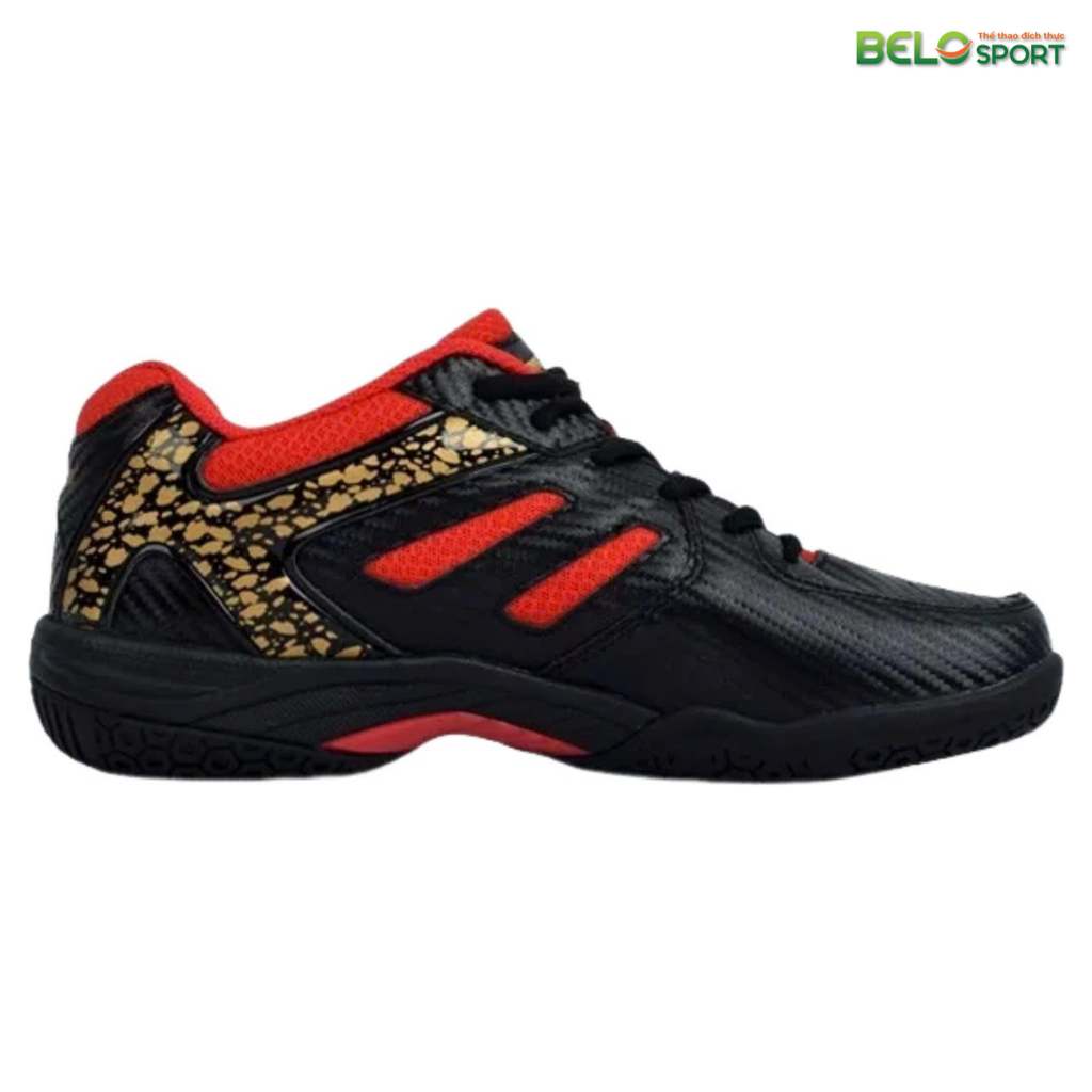 Giày Cầu Lông, Bóng Chuyền, Pickleball Kawasaki 065 Màu Đen