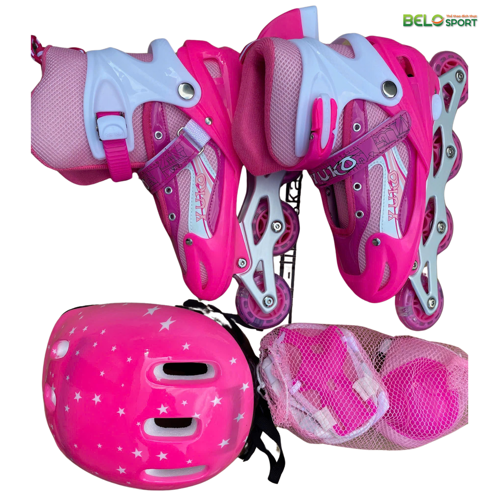 Giày Patin Yuko Combo X3 Bánh Dọc - 4 Màu