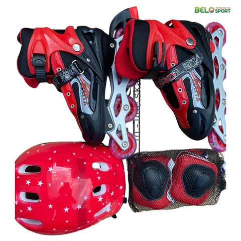 Giày Patin Yuko Combo X3 Bánh Dọc - 4 Màu