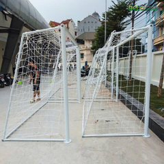 Gôn Đá Bóng Sân 7 Màu Trắng