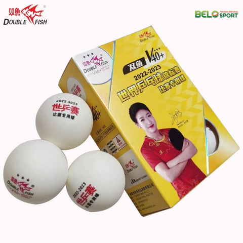 Hộp 6 Quả Bóng Bàn Thi Đấu Double Fish V40