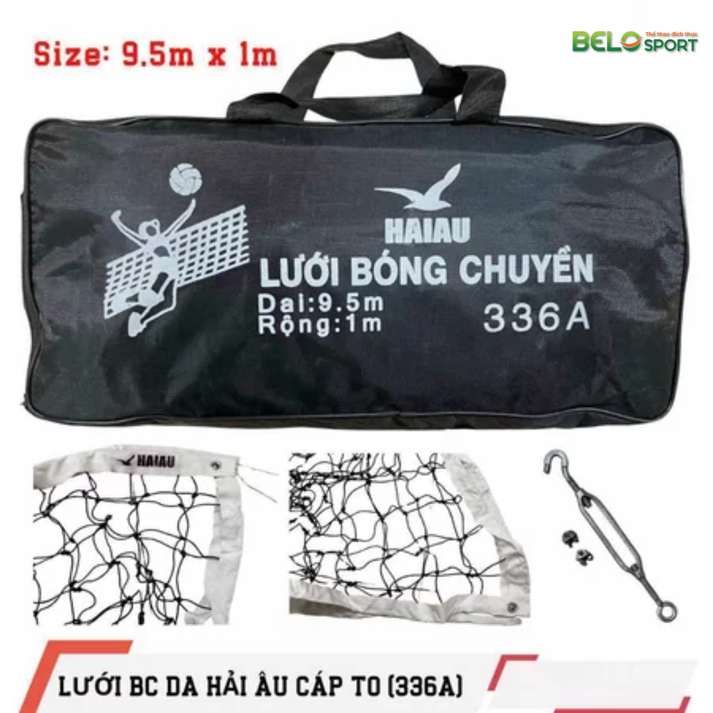 Lưới Bóng Chuyền Da Hải Âu Có Cáp