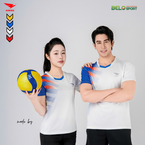 Áo Bóng Chuyền ,Cầu Lông ,Pickleball Hiwing Super 3 New 2025 Màu Trắng