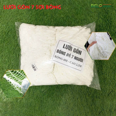 Lưới Gôn Bóng Đá Sân 5, Sân 7, Sân 11 Chất Liệu Dù Và Bông Màu Trắng