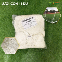 Lưới Gôn Bóng Đá Sân 5, Sân 7, Sân 11 Chất Liệu Dù Và Bông Màu Trắng