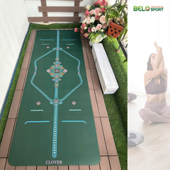 Thảm Tập Yoga Clover Họa Tiết Hoa