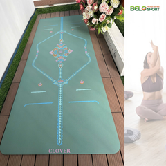 Thảm Tập Yoga Clover Họa Tiết Hoa