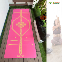Thảm Tập Yoga Clover Họa Tiết Ngọc Trai