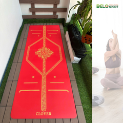 Thảm Tập Yoga Clover Họa Tiết Ngọc Trai