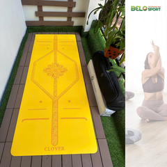 Thảm Tập Yoga Clover Họa Tiết Ngọc Trai