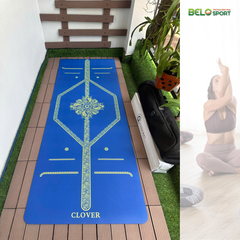 Thảm Tập Yoga Clover Họa Tiết Ngọc Trai