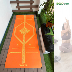 Thảm Tập Yoga Clover Họa Tiết Ngọc Trai