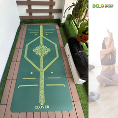 Thảm Tập Yoga Clover Họa Tiết Ngọc Trai