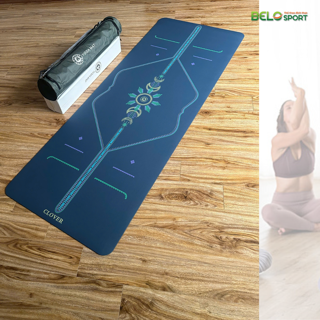 Thảm Tập Yoga Clover Họa Tiết Trăng