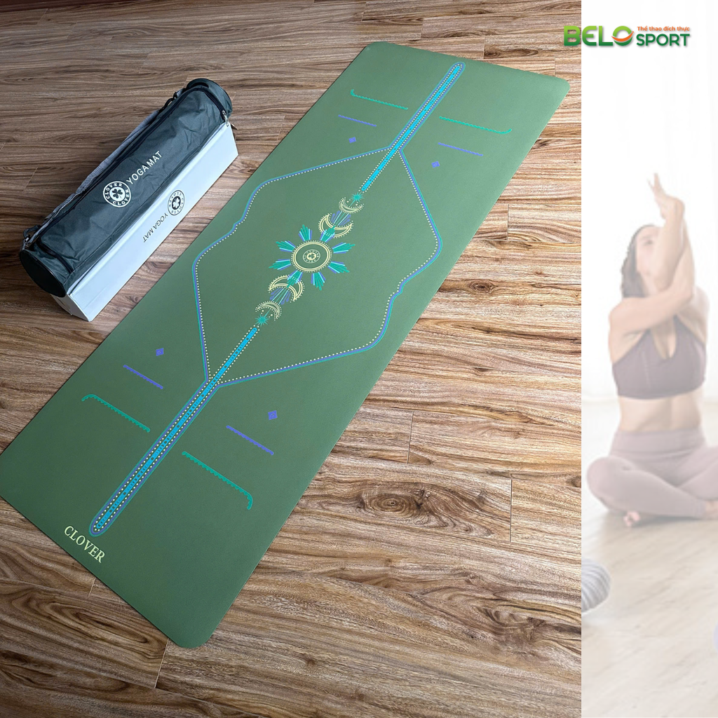 Thảm Tập Yoga Clover Họa Tiết Trăng