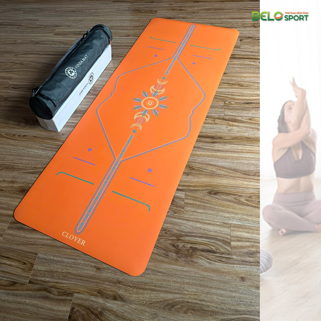 Thảm Tập Yoga Clover Họa Tiết Trăng