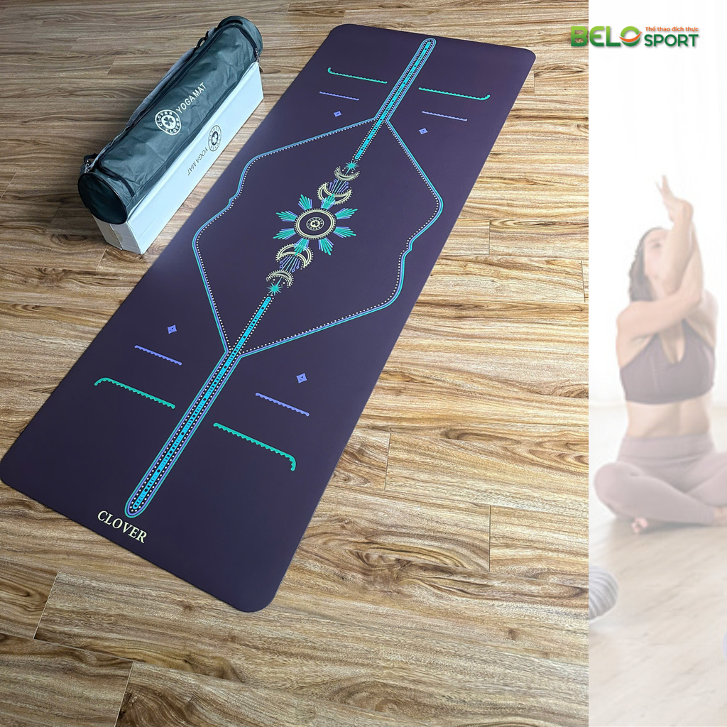 Thảm Tập Yoga Clover Họa Tiết Trăng