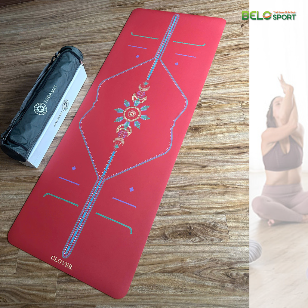 Thảm Tập Yoga Clover Họa Tiết Trăng