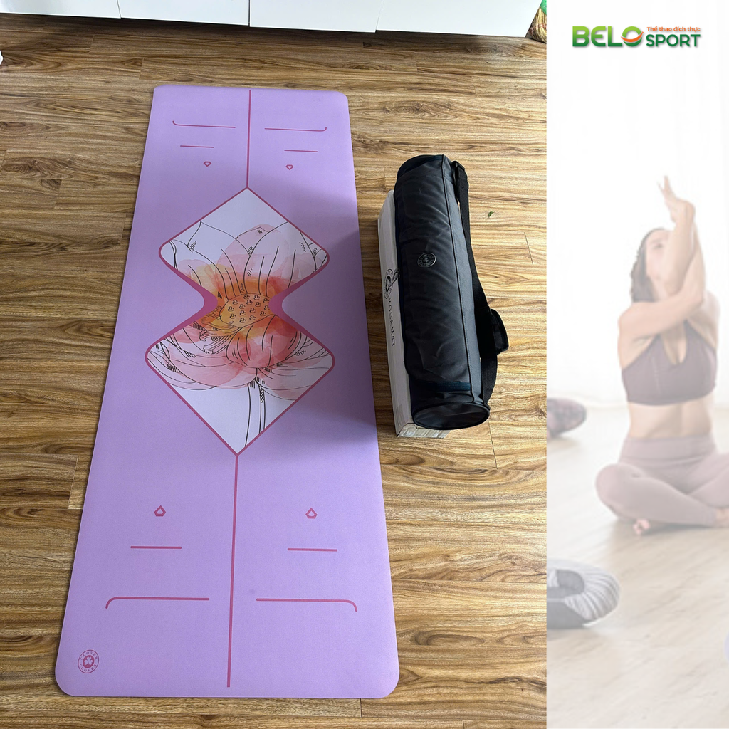 Thảm Tập Yoga Clover Họa Tiết