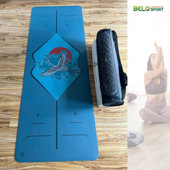 Thảm Tập Yoga Clover Họa Tiết
