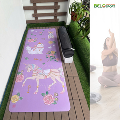 Thảm Tập Yoga Clover Họa Tiết
