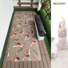 Thảm Tập Yoga Clover Họa Tiết