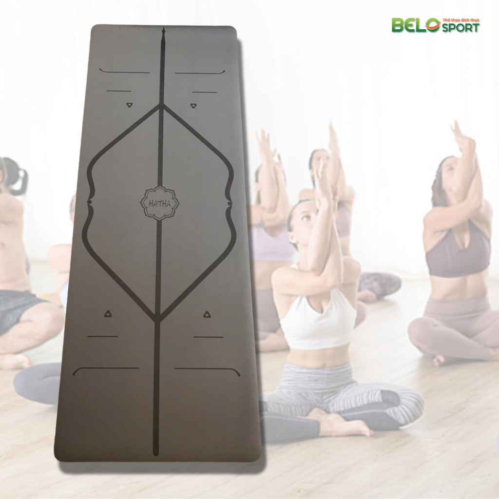 Thảm Tập Yoga Hatha Chất Liệu Cao Su