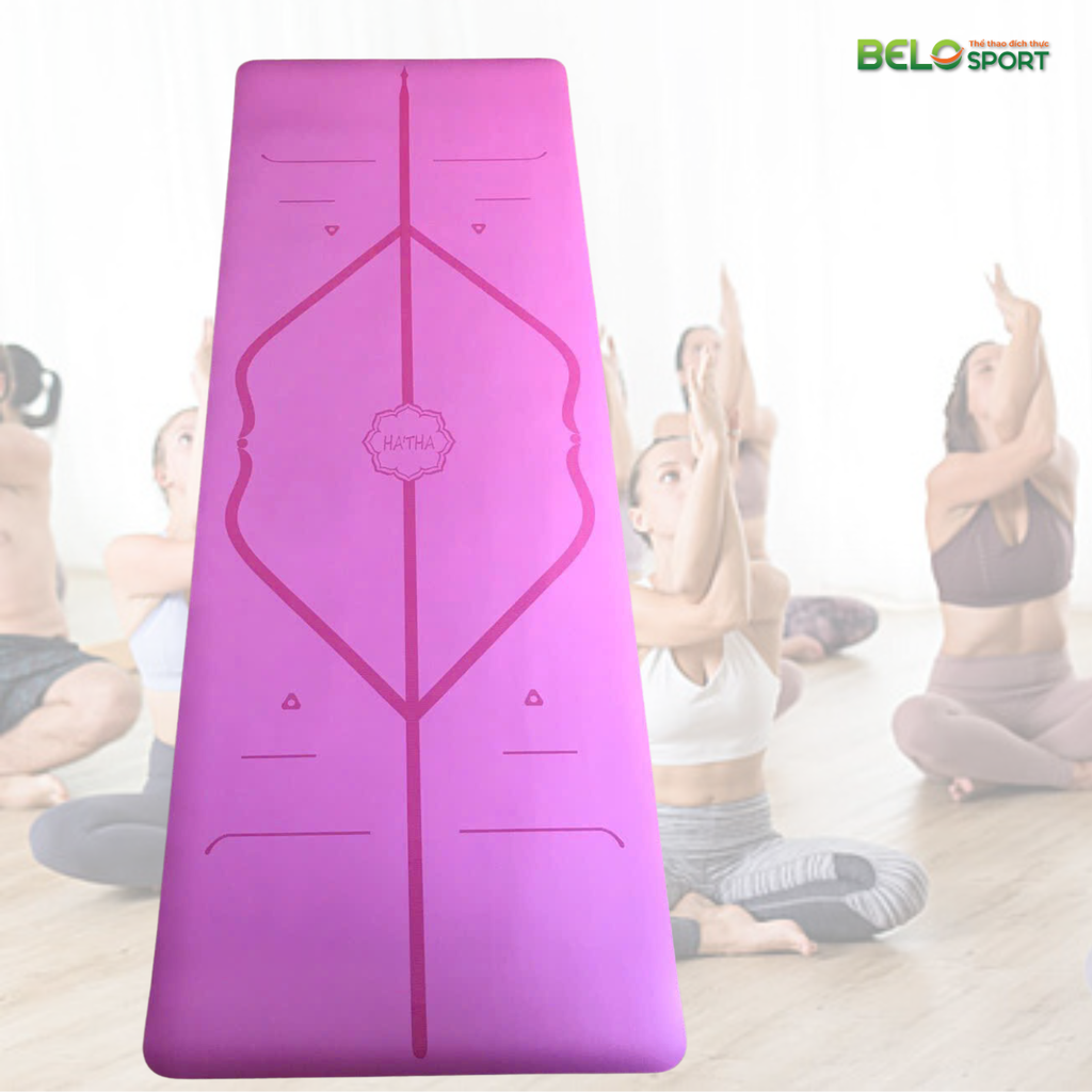 Thảm Tập Yoga Hatha Chất Liệu Cao Su