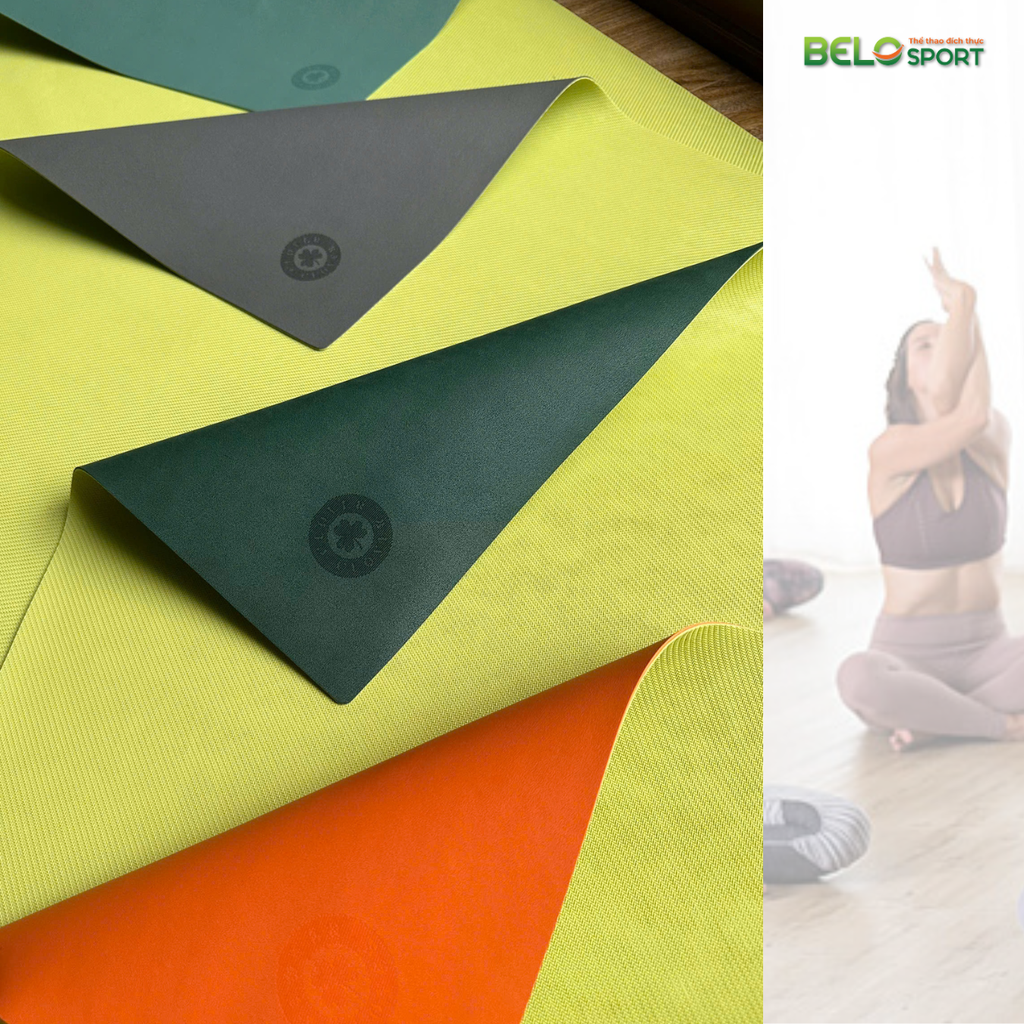 Thảm Tập Yoga Clover Họa Tiết Sơ Dừa