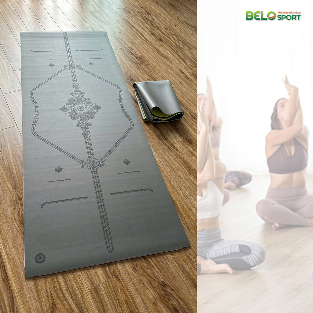 Thảm Tập Yoga Clover Họa Tiết Sơ Dừa