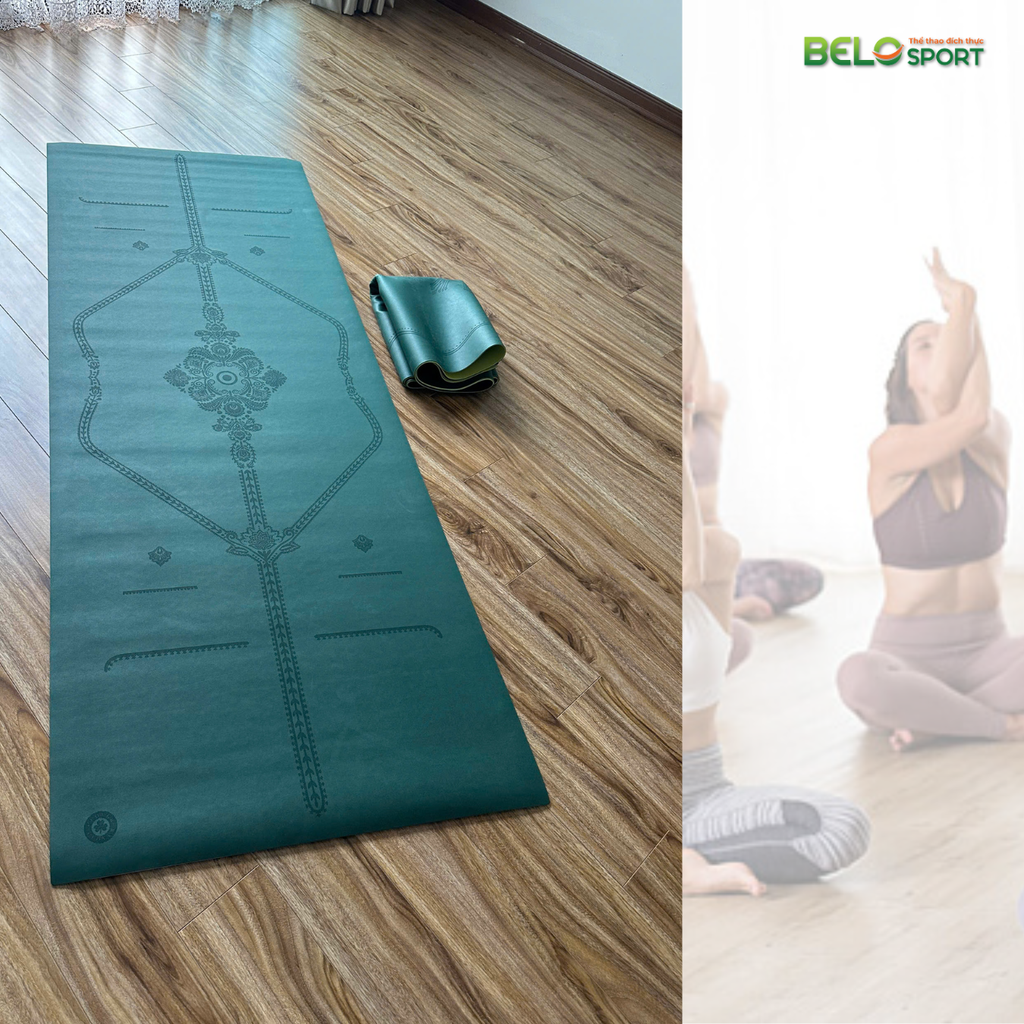 Thảm Tập Yoga Clover Họa Tiết Sơ Dừa