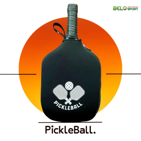 Túi Bọc Bảo Vệ Mặt Vợt PickleBall Khoá Kéo Chất Liệu Polyeste Cao Cấp