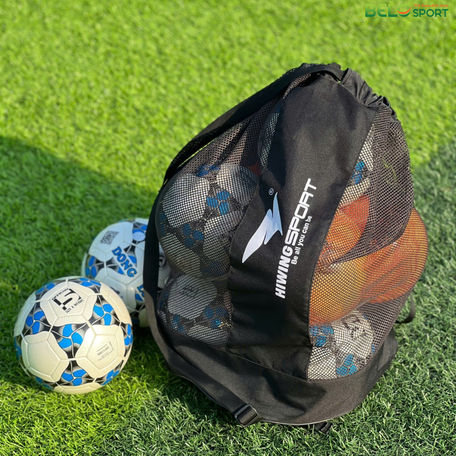 Túi Đựng Bóng Thể Thao Hiwing – Chất Vải Dù Cao Cấp, Đựng Tối Đa 10 Quả Bóng