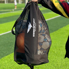 Túi Đựng Bóng Thể Thao Hiwing – Chất Vải Dù Cao Cấp, Đựng Tối Đa 10 Quả Bóng