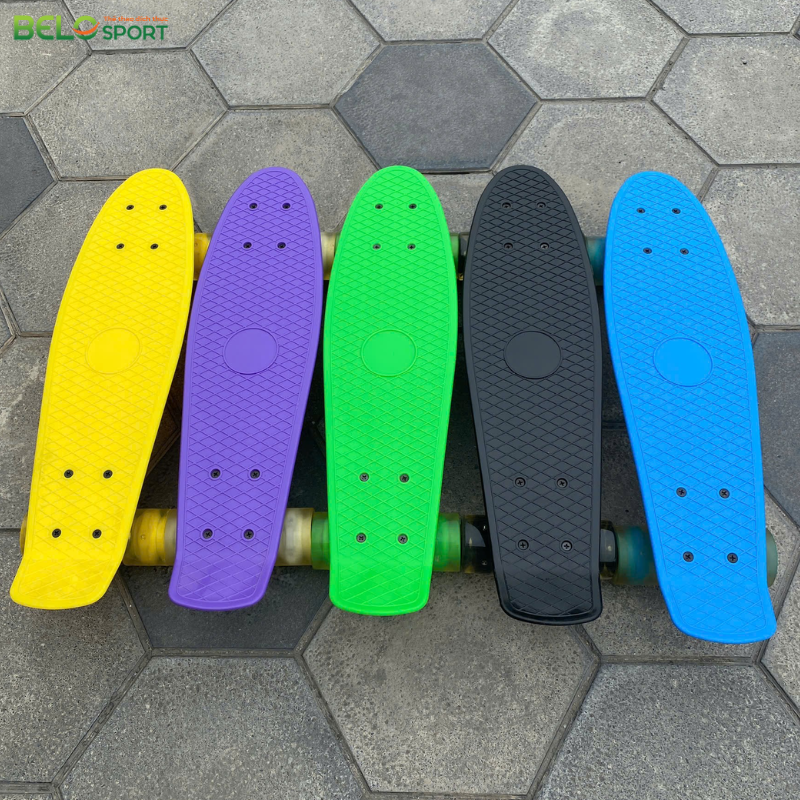 Ván Trượt Skateboard 201 Chất Liệu Nhựa Cao Cấp 56cmx15cm