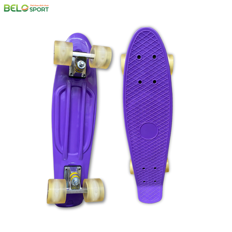 Ván Trượt Skateboard 201 Chất Liệu Nhựa Cao Cấp 56cmx15cm