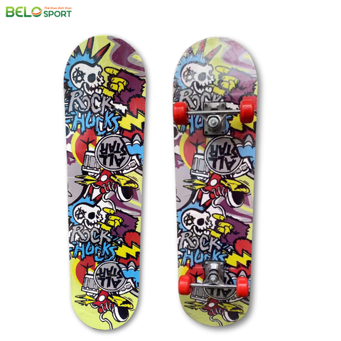 Ván Trượt Skateboard Chất Liệu Gỗ 80cmx20cm
