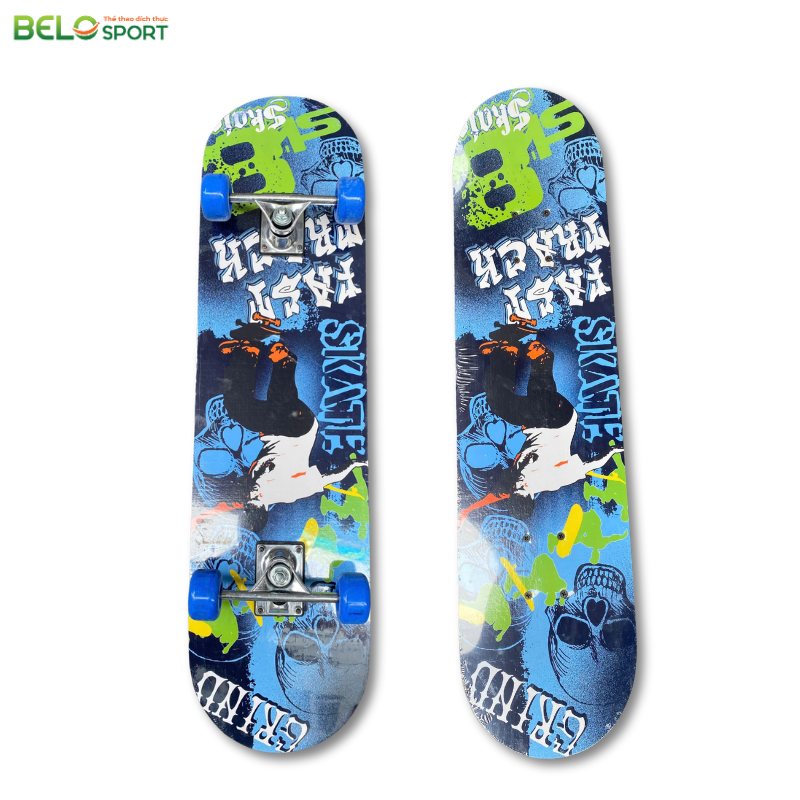Ván Trượt Skateboard Chất Liệu Gỗ 80cmx20cm