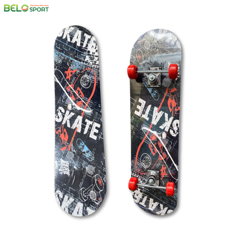 Ván Trượt Skateboard Chất Liệu Gỗ 80cmx20cm