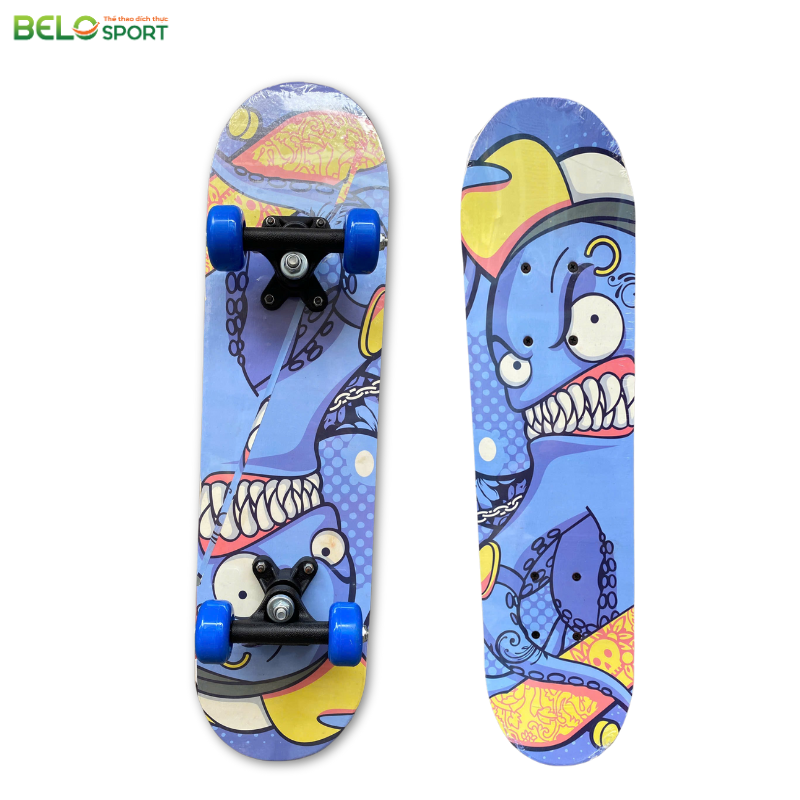 Ván Trượt Skateboard Chất Liệu Gỗ 65cmx15cm
