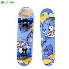 Ván Trượt Skateboard Chất Liệu Gỗ 65cmx15cm