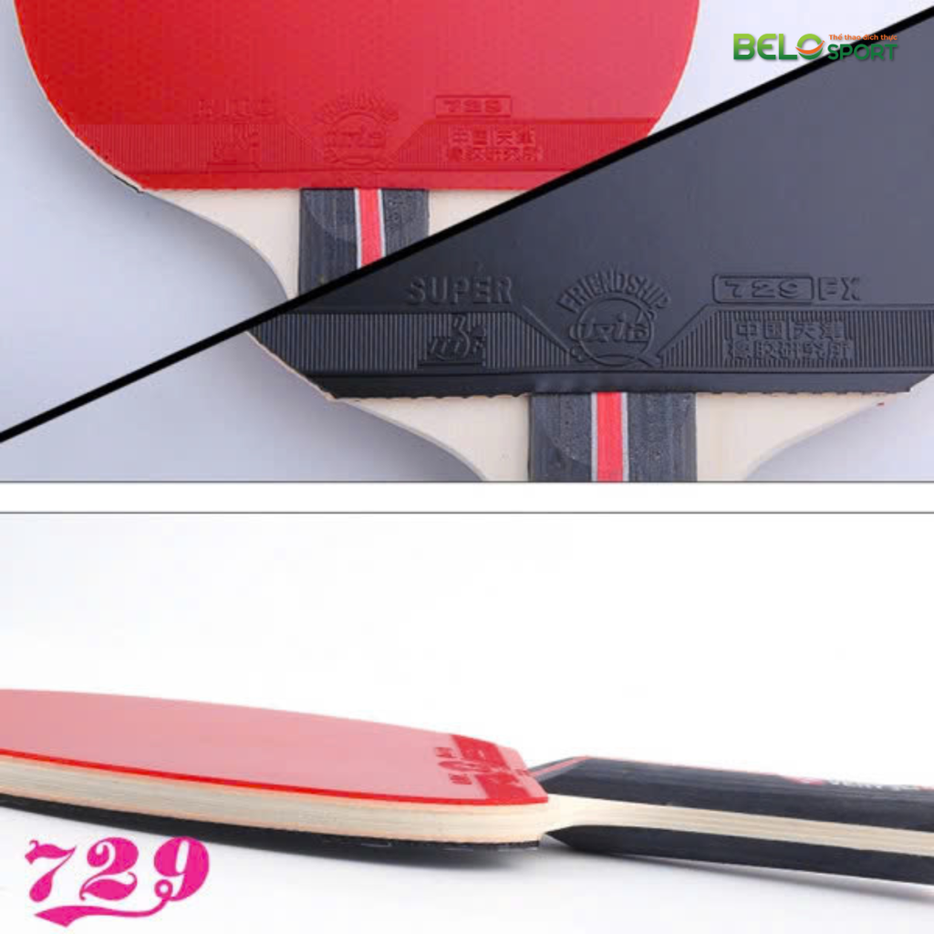Vợt Bóng Bàn 729 Very 3 Sao Cacbon Chính Hãng