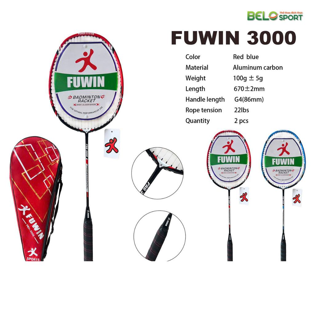 Vợt Cầu Lông FUWIN 3000