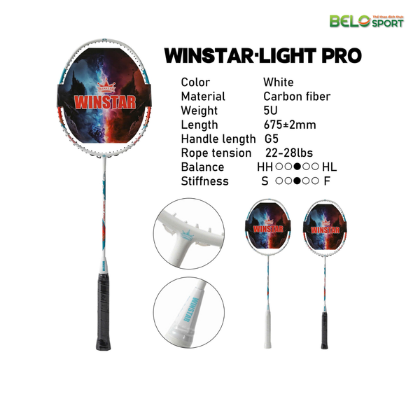 Winstar Shuttle Pro Racket Vợt Cầu Lông Winstar Light Pro Chính Hãng