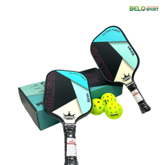 Vợt Đôi Pickleball Winstar Fiber Carbon tặng kèm 4 bóng