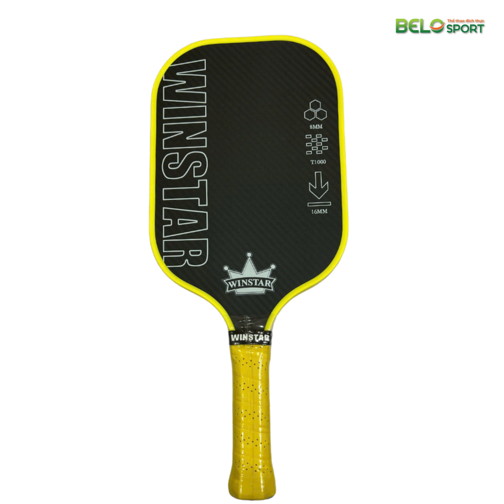 Vợt Pickelball Winstar T1000 Phủ Vân 3K Carbon